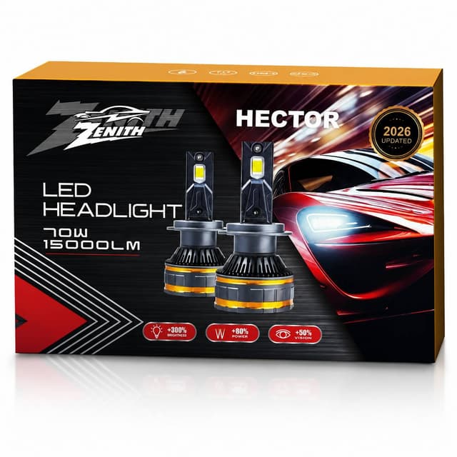 لامپ LED خودرو ZENITH2عددی HECTOR پایهH7  بسته 